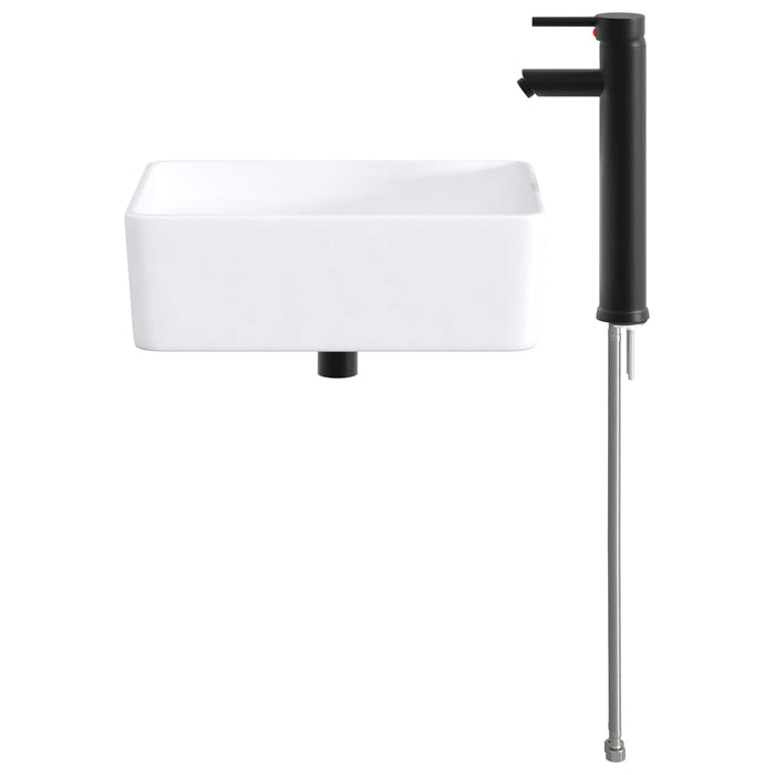 Chiuvetă de baie Negru mat 40,5 x 30,5 x 13 cm Metal - WALTI WALTI