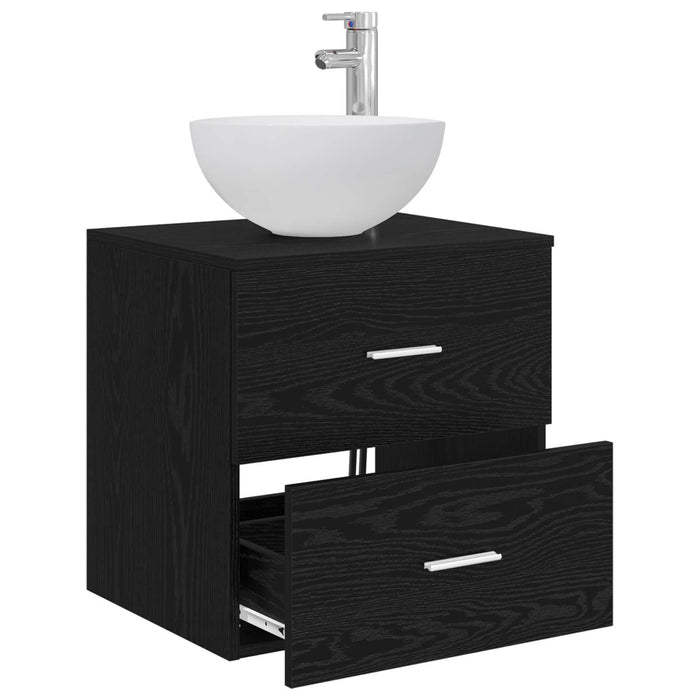 Chiuvetă de baie suspendată Stejar Negru 49,5 x 35 x 63 cm - WALTI WALTI