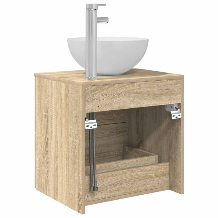 Chiuvetă de baie suspendată Stejar Sonoma 49,5 x 35 x 63 cm - WALTI WALTI