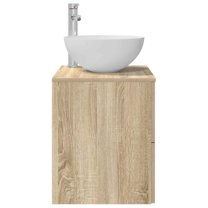 Chiuvetă de baie suspendată Stejar Sonoma 49,5 x 35 x 63 cm - WALTI WALTI