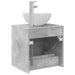 Chiuvetă de baie suspendată Gri Beton 49,5 x 35 x 63 cm - WALTI WALTI
