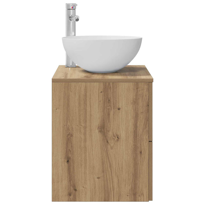 Chiuvetă de baie suspendată Stejar Artizanal 49,5 x 35 x 63 cm WALTI