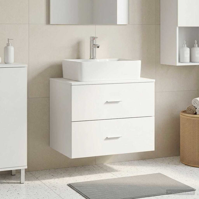 Dulap de baie montat pe perete Alb 62,5 x 44,5 x 50 cm - WALTI WALTI