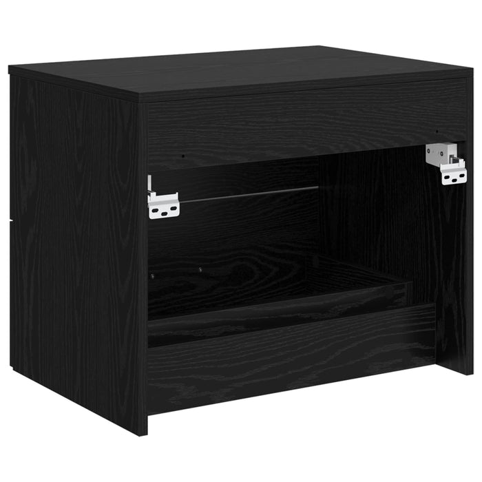Dulap de baie montat pe perete Stejar Negru 62,5 x 44,5 x 50 cm - WALTI WALTI