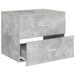 Dulap de baie montat pe perete Gri Beton 62,5 x 44,5 x 50 cm - WALTI WALTI