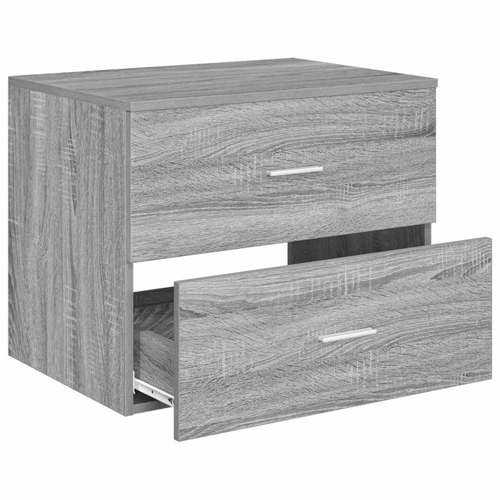 Dulap de baie montat pe perete Sonoma gri 62,5 x 44,5 x 50 cm - WALTI WALTI
