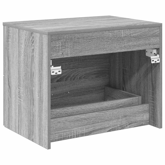 Dulap de baie montat pe perete Sonoma gri 62,5 x 44,5 x 50 cm - WALTI WALTI