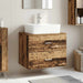 Dulap de baie montat pe perete Lemn vechi 62,5 x 44,5 x 50 cm - WALTI WALTI