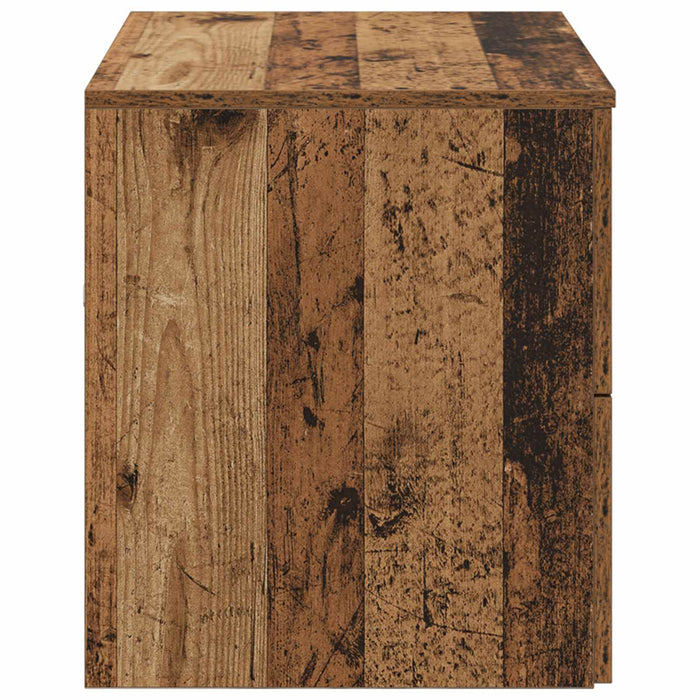 Dulap de baie montat pe perete Lemn vechi 62,5 x 44,5 x 50 cm - WALTI WALTI