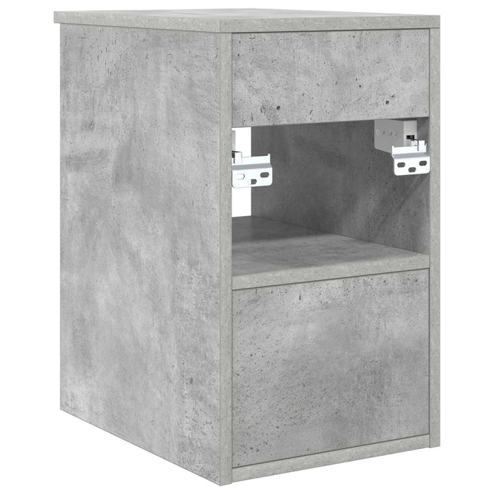 Dulap de Baie Între Gri Beton 30 x 44,5 x 50 cm Lemn prelucrat - WALTI WALTI