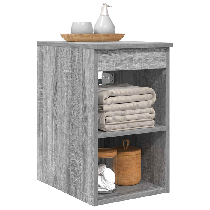 Dulap de Baie Între Sonoma gri 30 x 44,5 x 50 cm Lemn prelucrat - WALTI WALTI