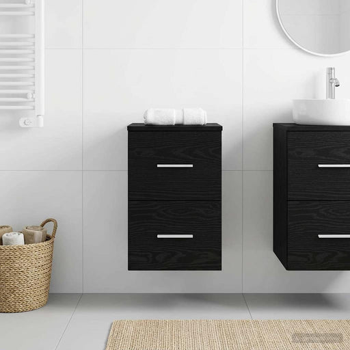Dulap de Baie Între Stejar Negru 30 x 35 x 50 cm Lemn prelucrat - WALTI WALTI