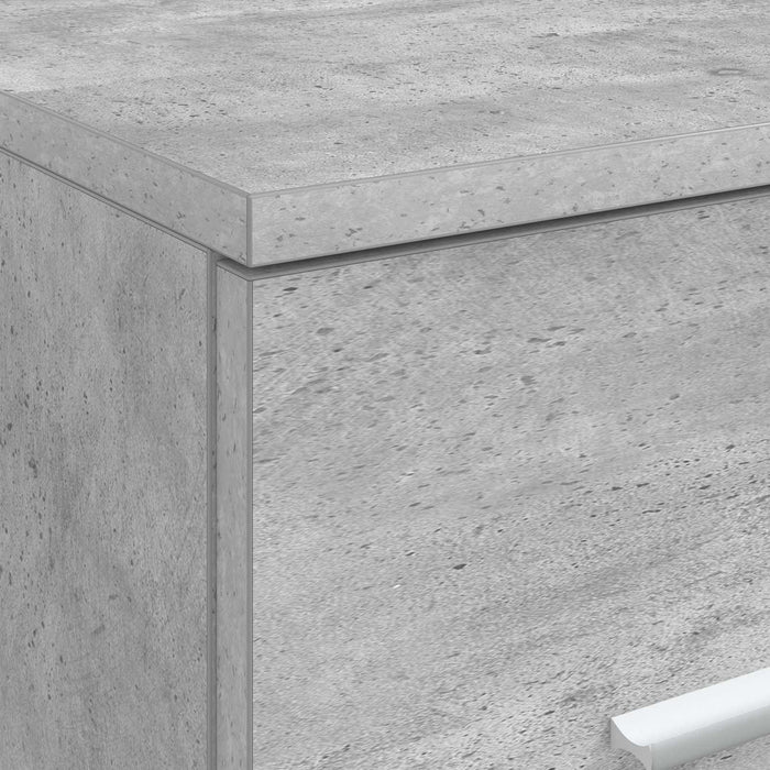 Dulap de Baie Între Gri Beton 30 x 35 x 50 cm Lemn prelucrat - WALTI WALTI