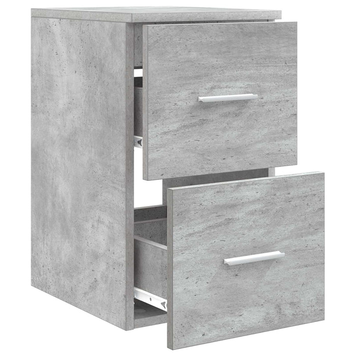 Dulap de Baie Între Gri Beton 30 x 35 x 50 cm Lemn prelucrat - WALTI WALTI
