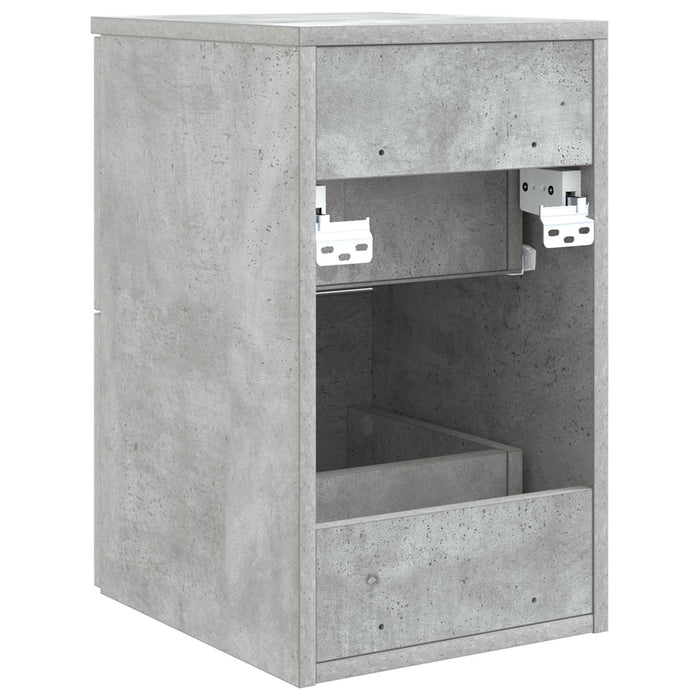Dulap de Baie Între Gri Beton 30 x 35 x 50 cm Lemn prelucrat - WALTI WALTI
