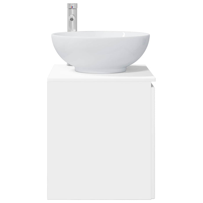Vanitate cu chiuvetă montată pe perete Alb 49,5 x 44,5 x 65 cm - WALTI WALTI