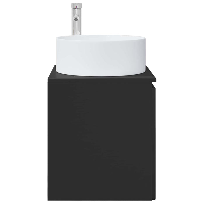 Chiuvetă de baie suspendată Negru 49,5 x 44,5 x 65,5 cm - WALTI WALTI
