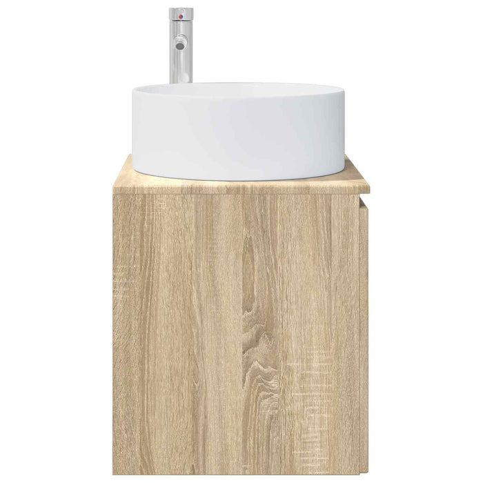 Chiuvetă de baie suspendată Stejar Sonoma 49,5 x 44,5 x 65,5 cm - WALTI WALTI