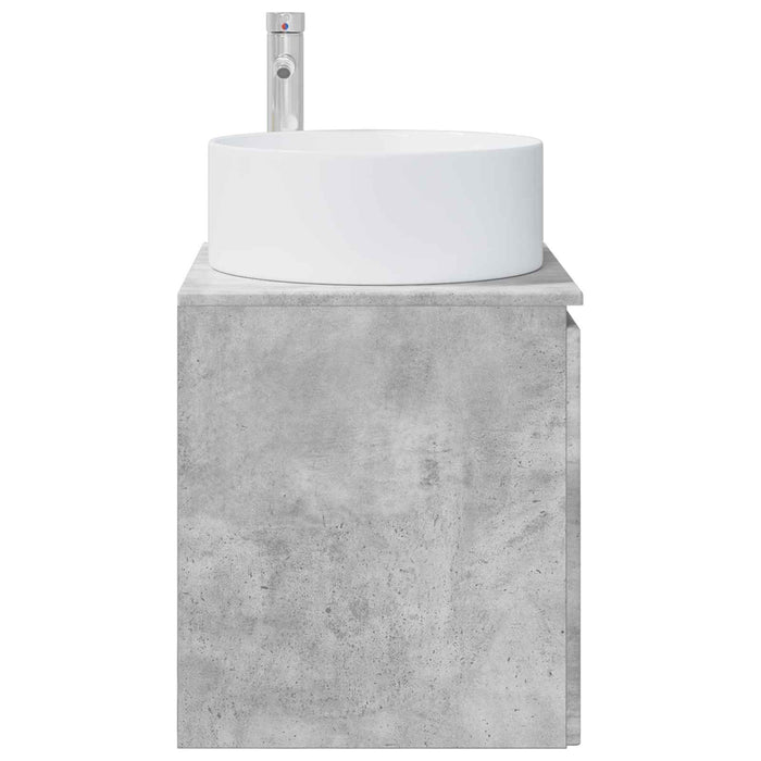 Chiuvetă de baie suspendată Gri Beton 49,5 x 44,5 x 65,5 cm - WALTI WALTI