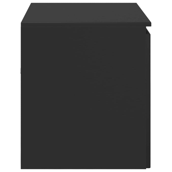 Dulap Bathroom Montat pe Perete Negru 62,5 x 44,5 x 50 cm - WALTI WALTI