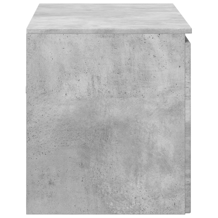 Dulap Bathroom Montat pe Perete Gri Beton 62,5 x 44,5 x 50 cm - WALTI WALTI