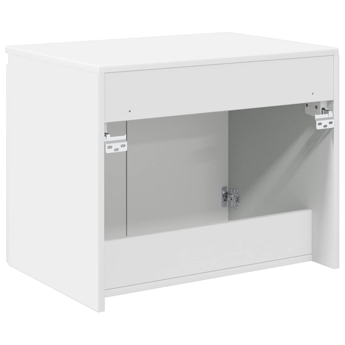 Dulap Bathroom Montat pe Perete Alb foarte lucios - WALTI WALTI