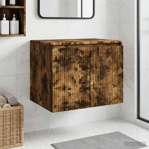 Dulap Bathroom Montat pe Perete Stejar fumuriu - WALTI WALTI