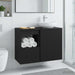 Dulap de Baie Negru 30 x 35 x 50 cm Lemn prelucrat - WALTI WALTI