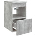 Dulap de Baie Gri Beton 30 x 35 x 50 cm Lemn prelucrat - WALTI WALTI