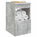 Dulap de Baie Gri Beton 30 x 35 x 50 cm Lemn prelucrat - WALTI WALTI