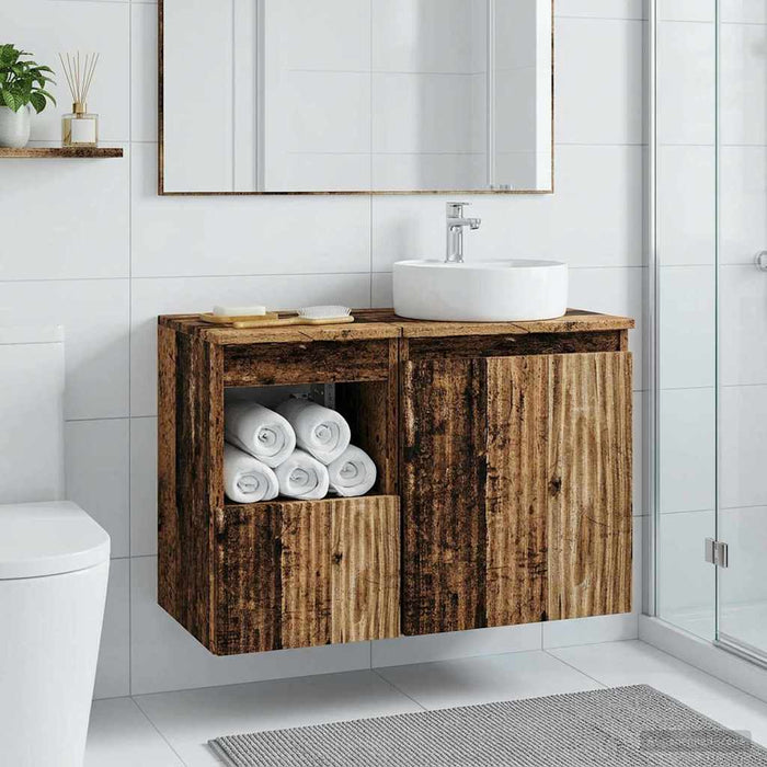Dulap de Baie Lemn vechi 30 x 35 x 50 cm Lemn prelucrat - WALTI WALTI