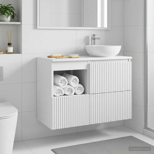 Dulap de Baie Alb 30 x 41 x 50 cm Lemn prelucrat - WALTI WALTI