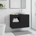 Dulap de Baie Negru 30 x 41 x 50 cm Lemn prelucrat - WALTI WALTI