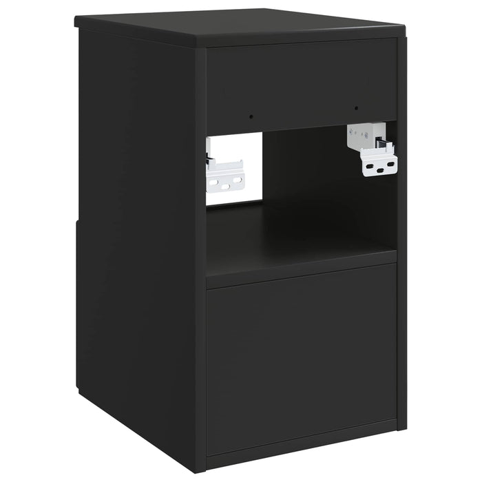 Dulap de Baie Negru 30 x 41 x 50 cm Lemn prelucrat - WALTI WALTI