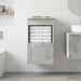 Dulap de Baie Gri Beton 30 x 41 x 50 cm Lemn prelucrat - WALTI WALTI