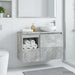 Dulap de Baie Gri Beton 30 x 41 x 50 cm Lemn prelucrat - WALTI WALTI