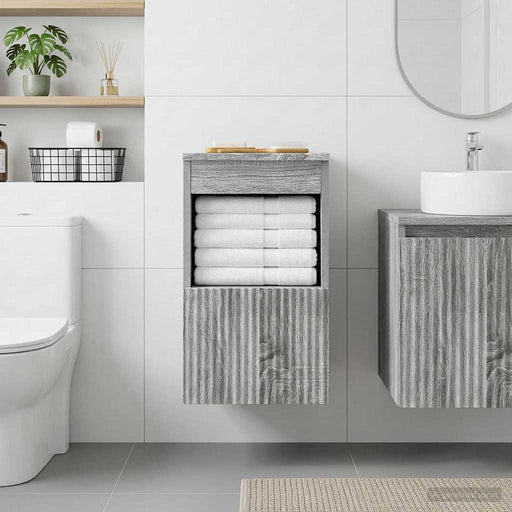 Dulap de Baie Sonoma gri 30 x 41 x 50 cm Lemn prelucrat - WALTI WALTI