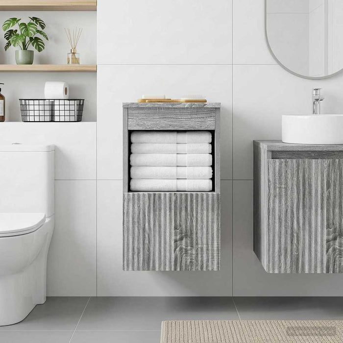 Dulap de Baie Sonoma gri 30 x 41 x 50 cm Lemn prelucrat - WALTI WALTI