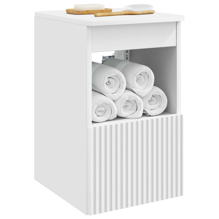 Dulap de Baie Alb 30 x 44,5 x 50 cm Lemn prelucrat - WALTI WALTI