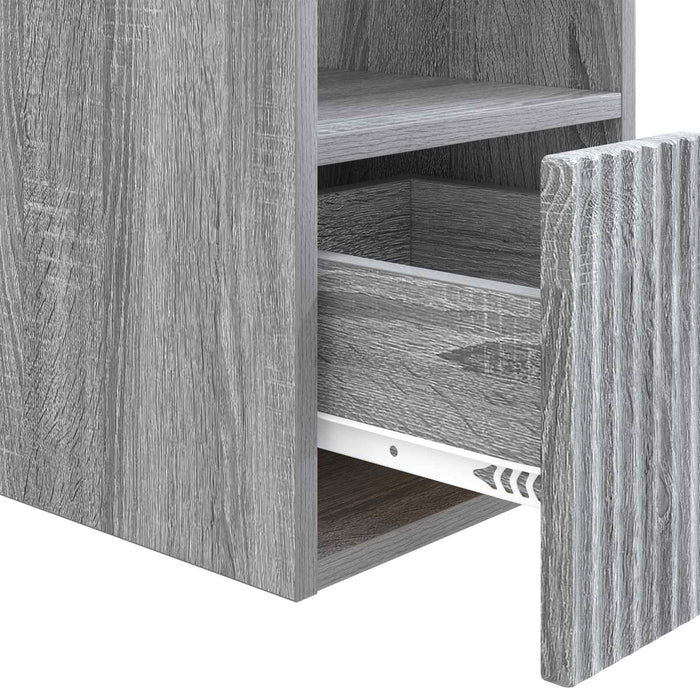 Dulap de Baie Sonoma gri 30 x 44,5 x 50 cm Lemn prelucrat WALTI