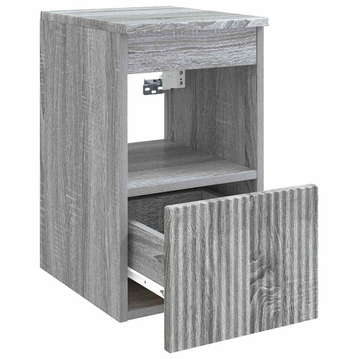 Dulap de Baie Sonoma gri 30 x 44,5 x 50 cm Lemn prelucrat WALTI