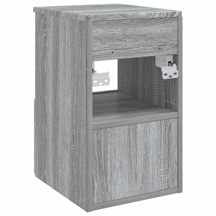 Dulap de Baie Sonoma gri 30 x 44,5 x 50 cm Lemn prelucrat WALTI
