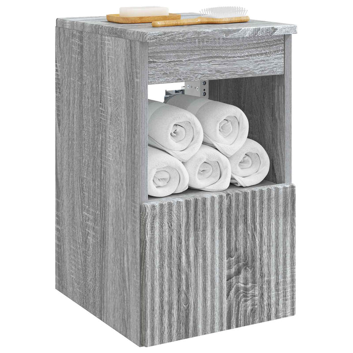 Dulap de Baie Sonoma gri 30 x 44,5 x 50 cm Lemn prelucrat WALTI