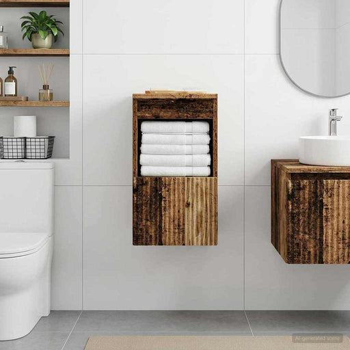 Dulap de Baie Lemn vechi 30 x 44,5 x 50 cm Lemn prelucrat - WALTI WALTI