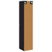 Dulap Bathroom Montat pe Perete Negru 33 x 34,5 x 160 cm - WALTI WALTI