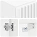 Dulap Bathroom Montat pe Perete Alb foarte lucios - WALTI WALTI