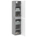 Dulap Bathroom Montat pe Perete Sonoma gri 33 x 34,5 x 160 cm - WALTI WALTI