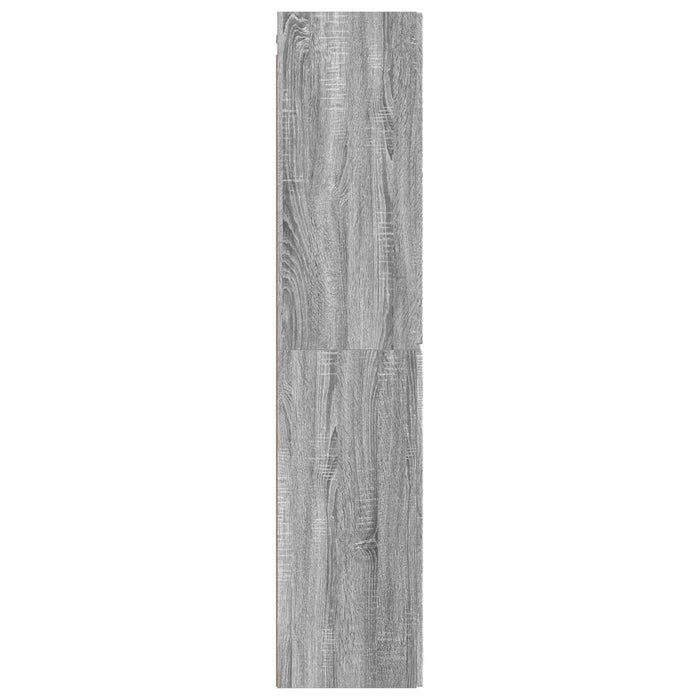 Dulap Bathroom Montat pe Perete Sonoma gri 33 x 34,5 x 160 cm - WALTI WALTI