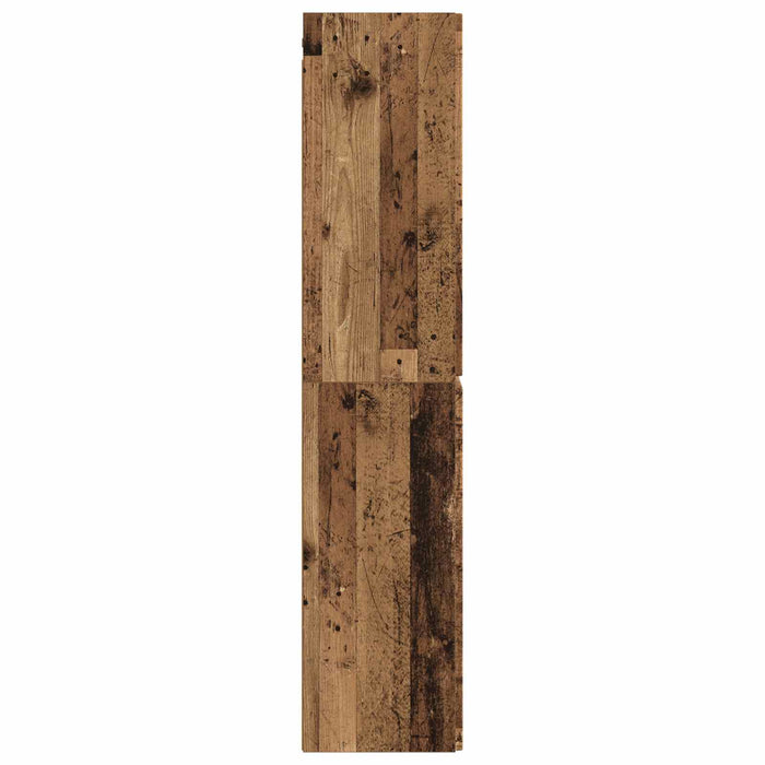 Dulap Bathroom Montat pe Perete Lemn vechi 33 x 34,5 x 160 cm - WALTI WALTI