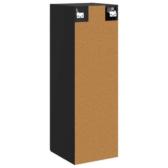 Dulap Bathroom Montat pe Perete Negru 33 x 34,5 x 100 cm - WALTI WALTI